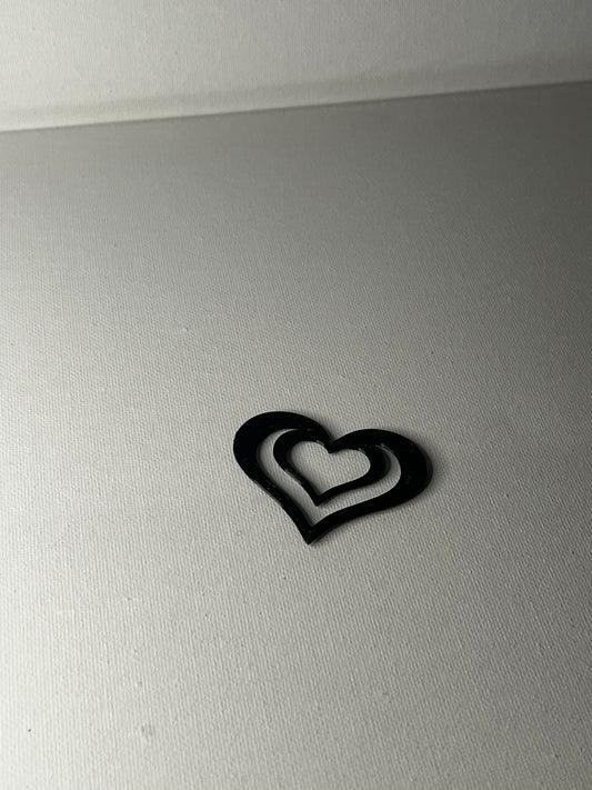 Heart Shaped 3D Printed Bookmark