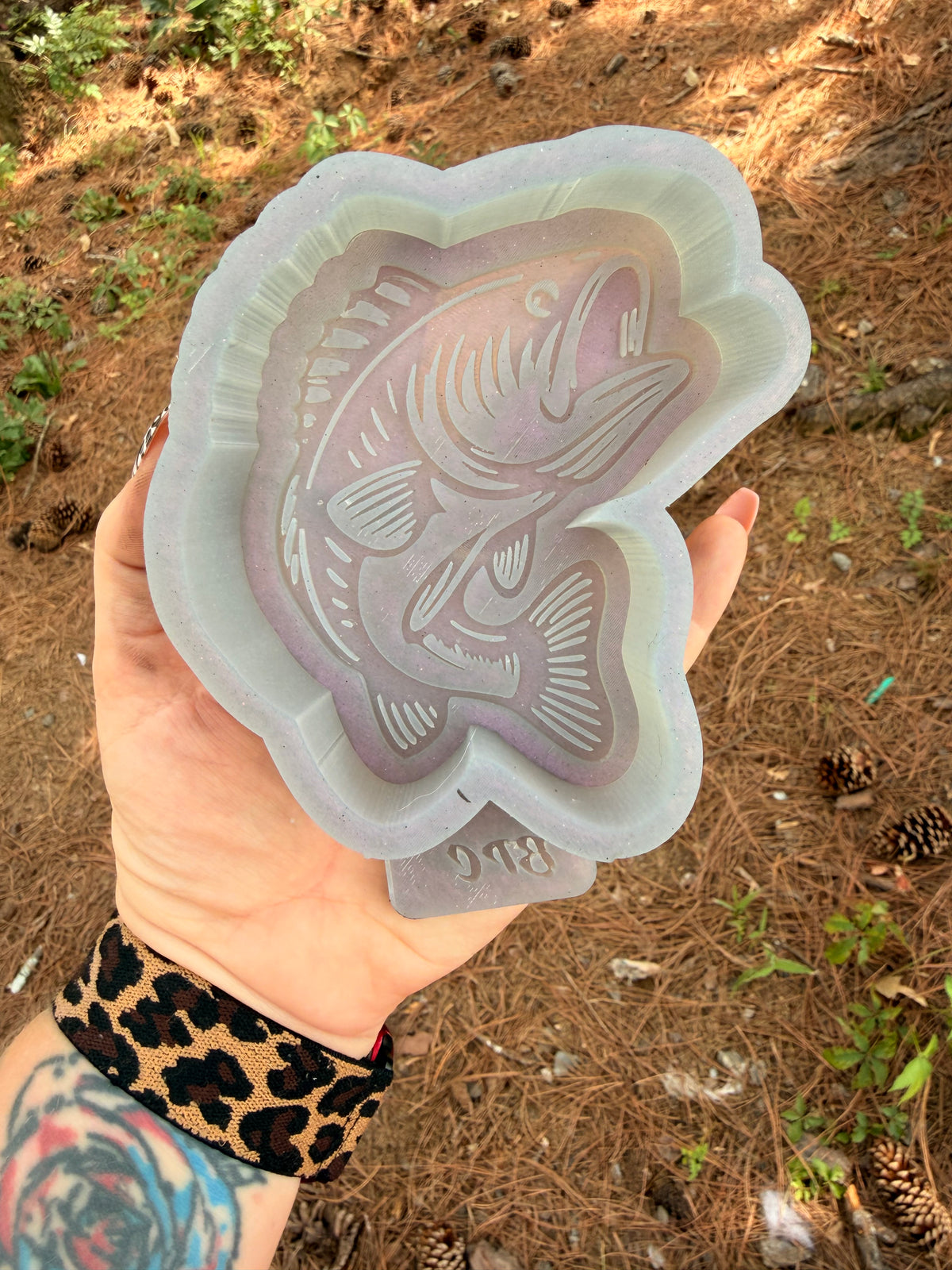 Hooked | Bass Fishing Silicone Freshie Mold