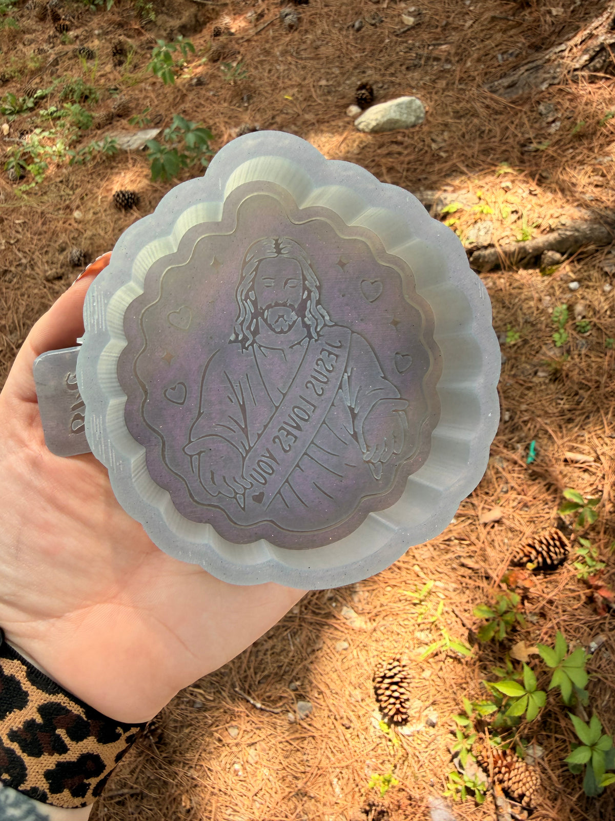 Jesus Loves You | Faith-Based Silicone Freshie Mold
