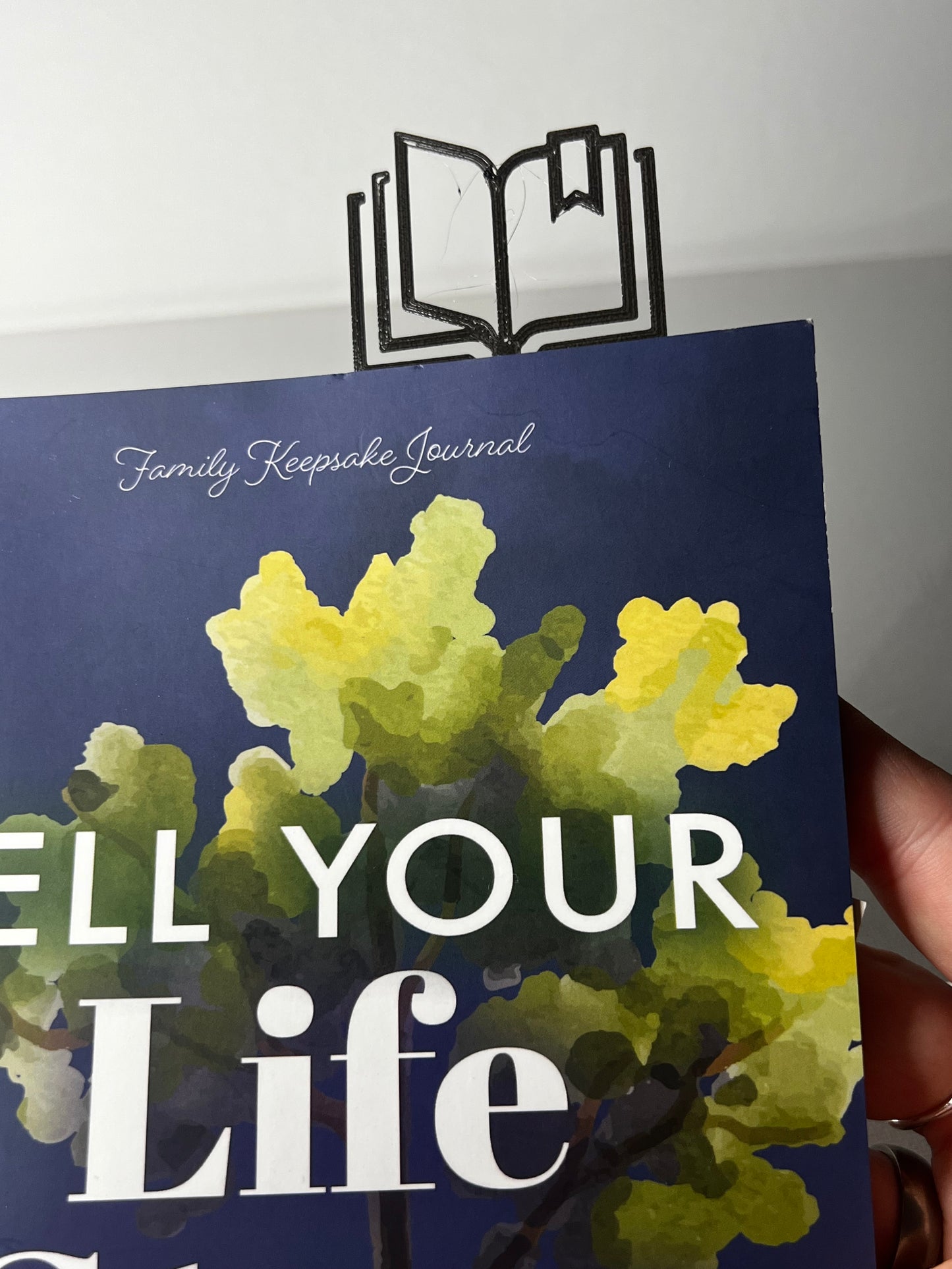 Book Shaped 3D Printed Bookmark