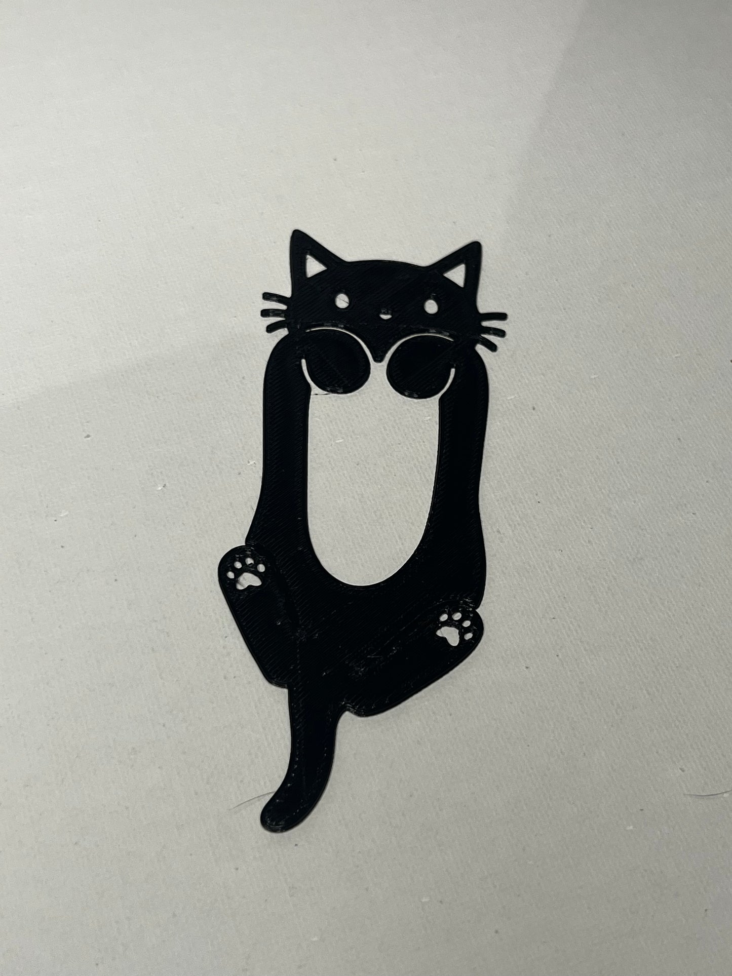 Cat shaped 3D Printed Bookmark