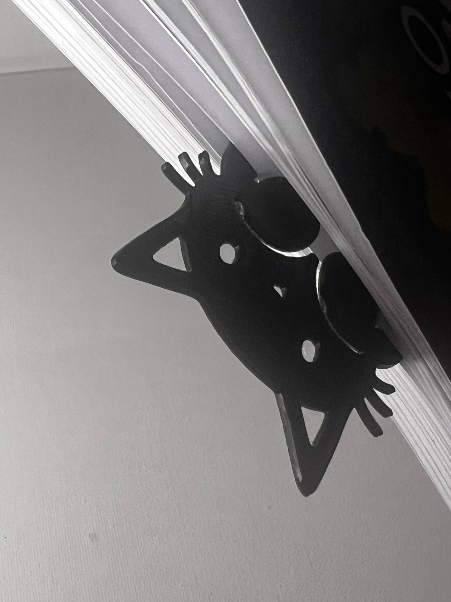 Cat shaped 3D Printed Bookmark