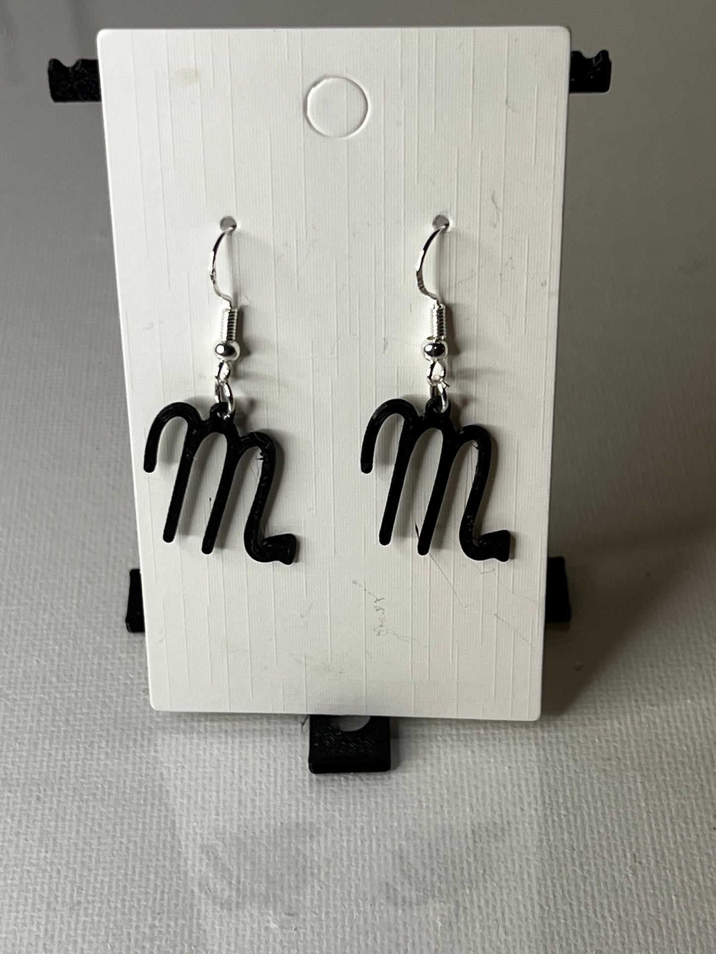 Scorpio Zodiac Sign 3D Printed Earrings