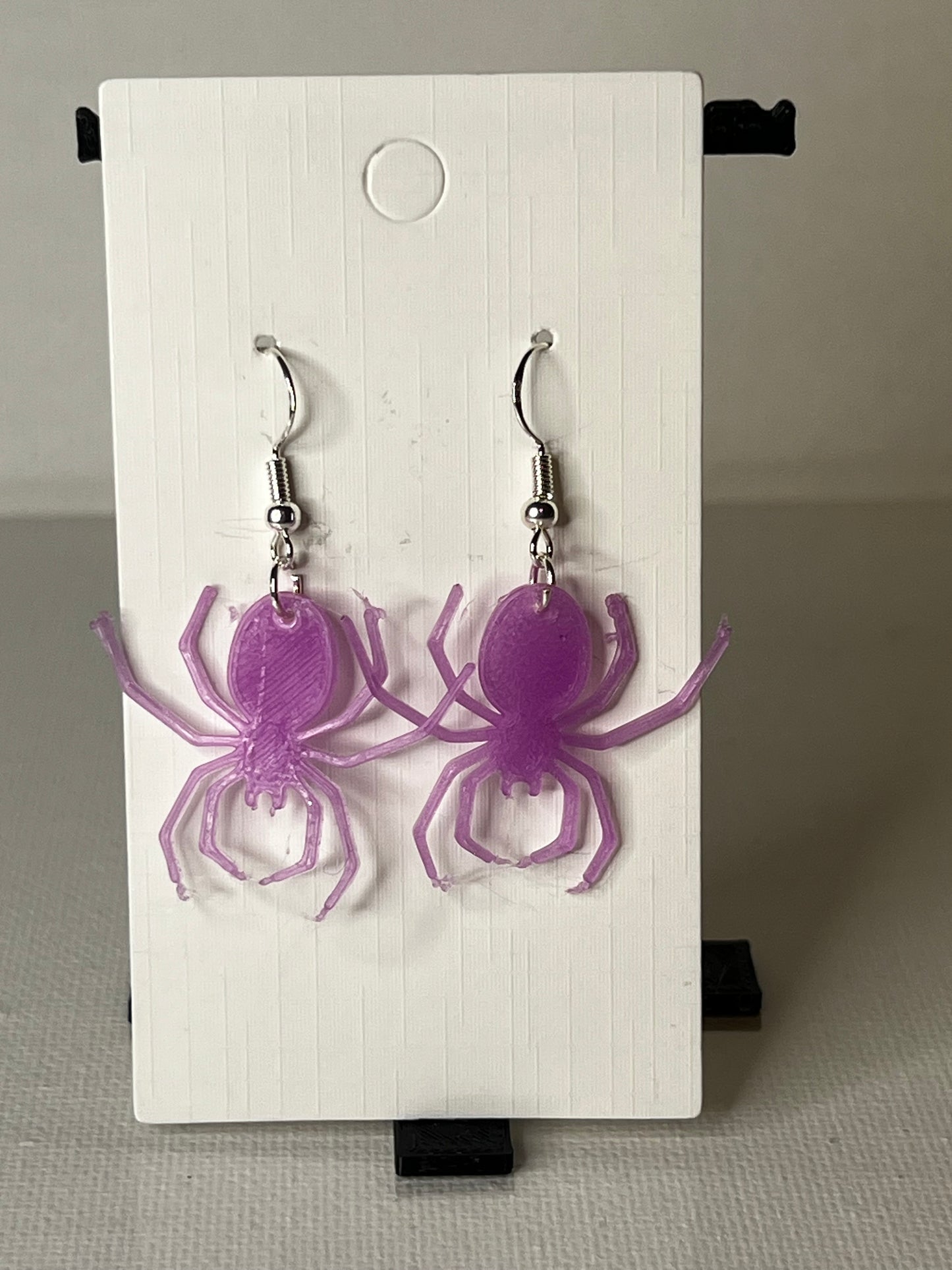 Spider 3D Printed Earrings