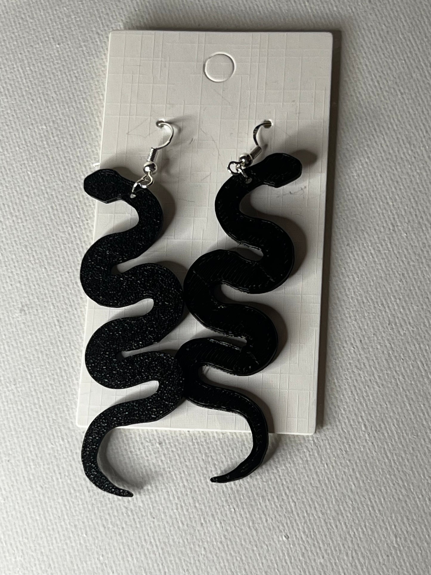 Snake 3D Printed Earrings