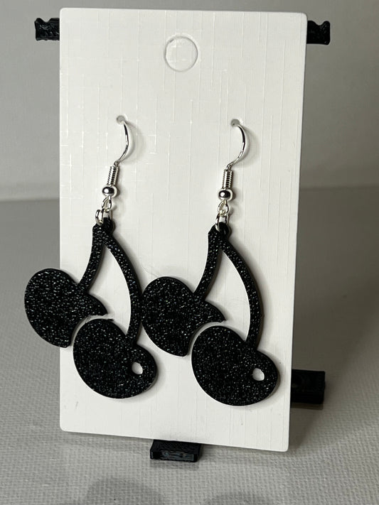 Cherries 3D Printed Earrings