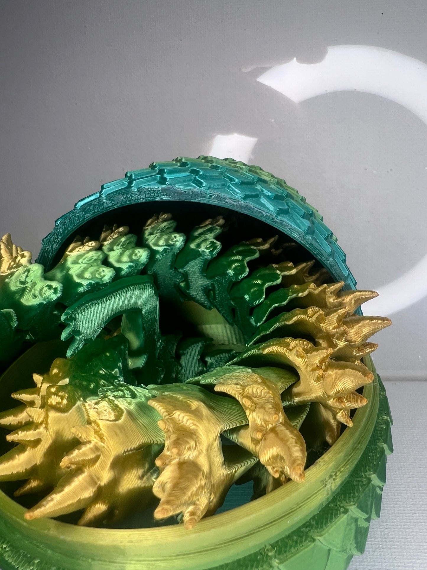 3D Printed Articulated Dragon & Dragon Egg Toy Collectible 🐉✨