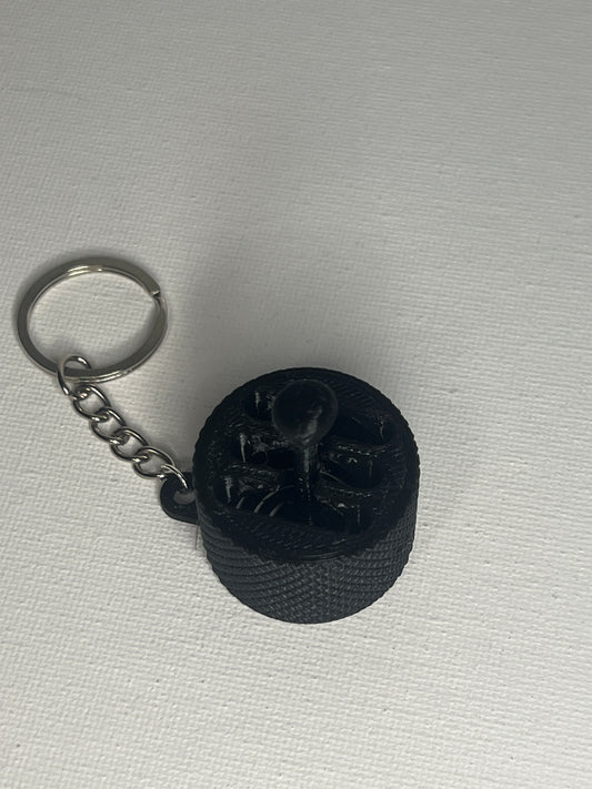 Stick Shift / Manual 5 Speed 3D Printed Fidget Key chain