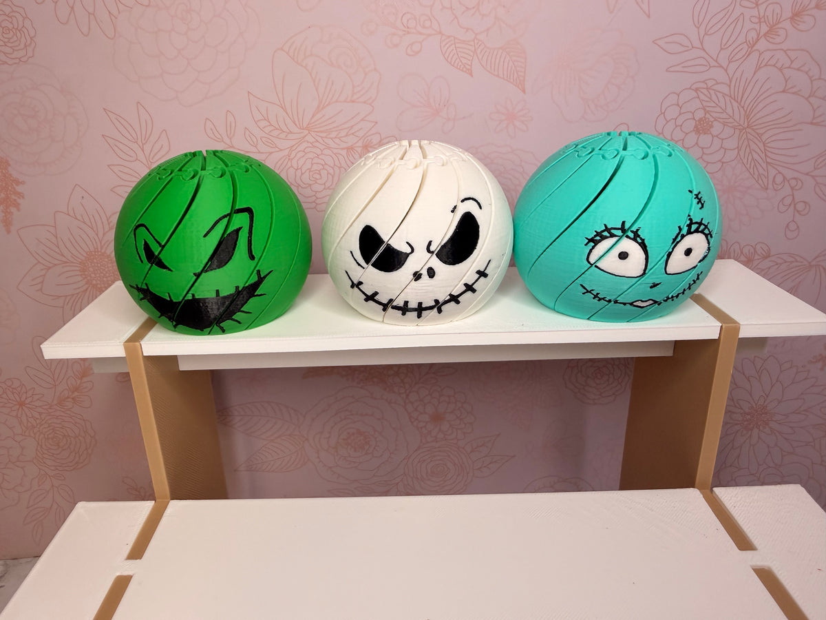 Spooky Sliding Fidgets | 3D Printed Collapsible Halloween Toys