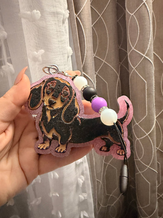 Dachshund Car Freshie | Handmade Doxie Dog Car Air Freshener