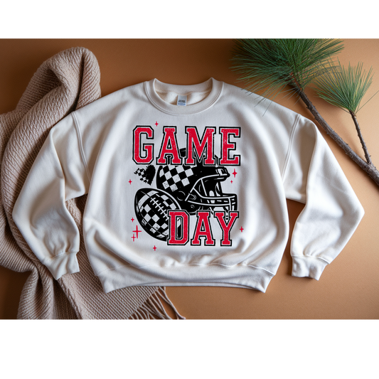 Game Day - Red & Black Sweatshirt