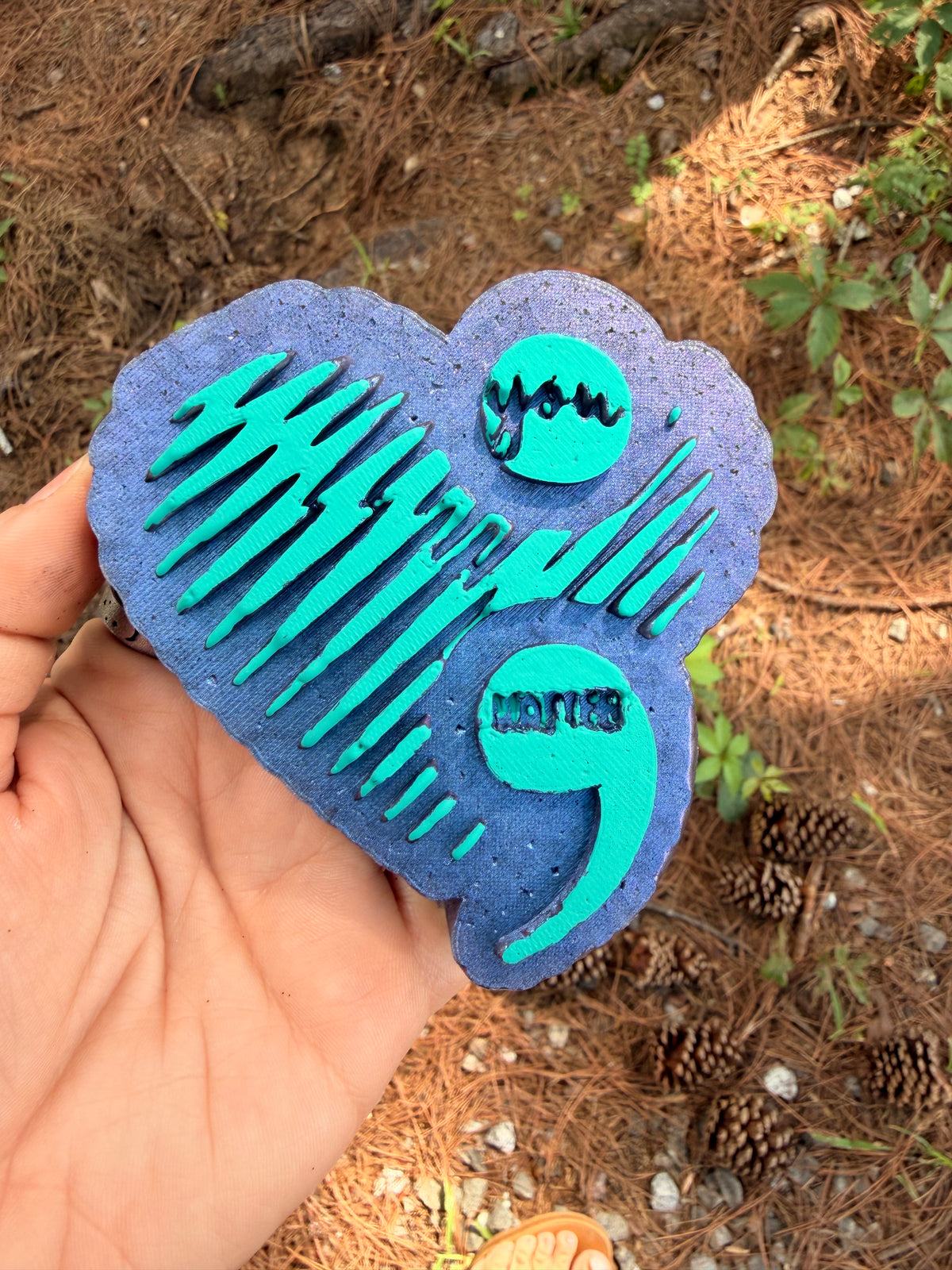 You Matter | Semicolon Awareness Silicone Freshie Mold