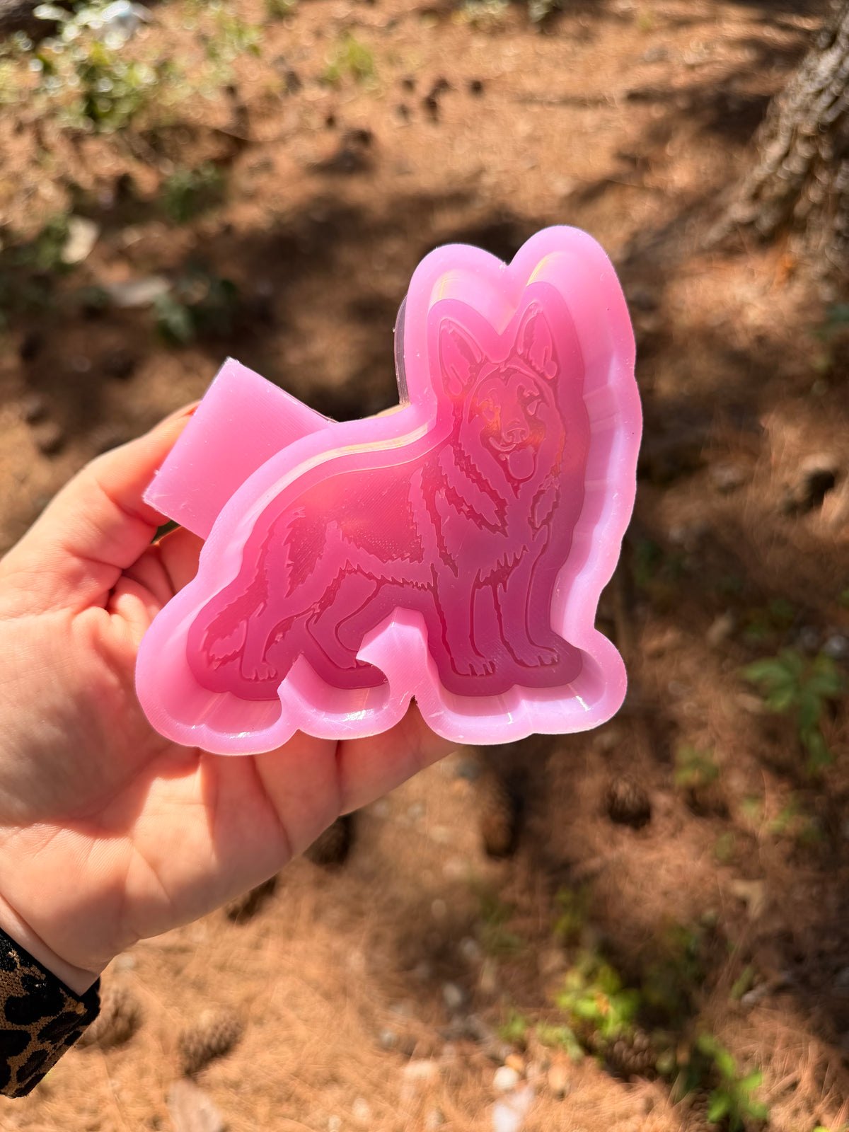 German Shepherd Car Freshie | Handmade Scented Air Freshener