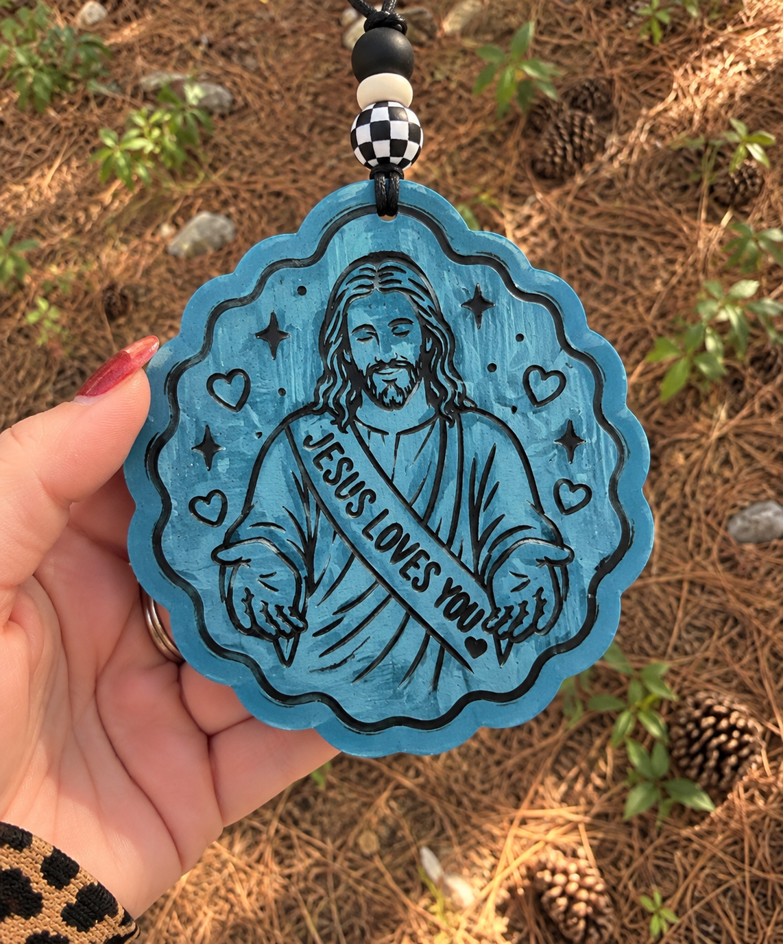Jesus Loves You | Faith-Based Silicone Freshie Mold