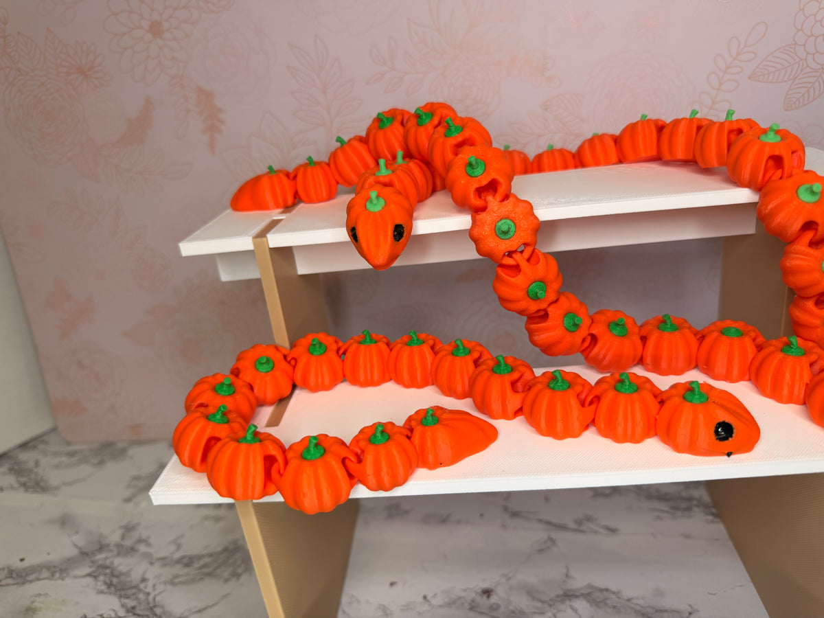 Pumpkin Dragon | Articulated 3D Printed Fall Fidget Toy