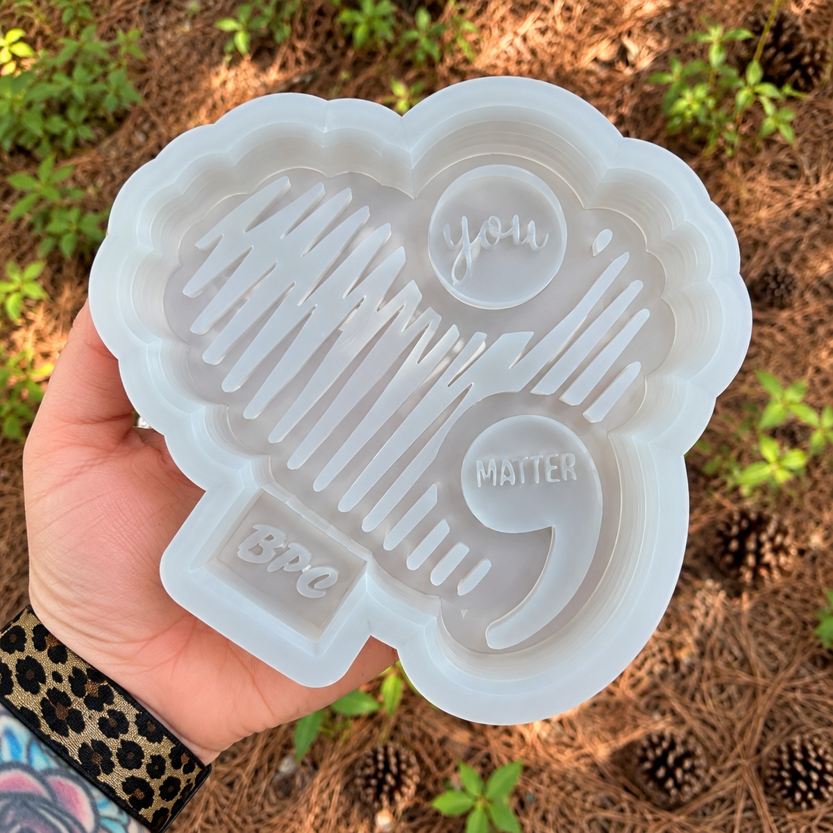 You Matter | Semicolon Awareness Silicone Freshie Mold