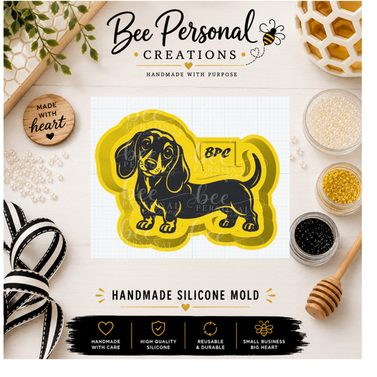Dachshund Silicone Freshie Mold | The Little Long Dog | BPC