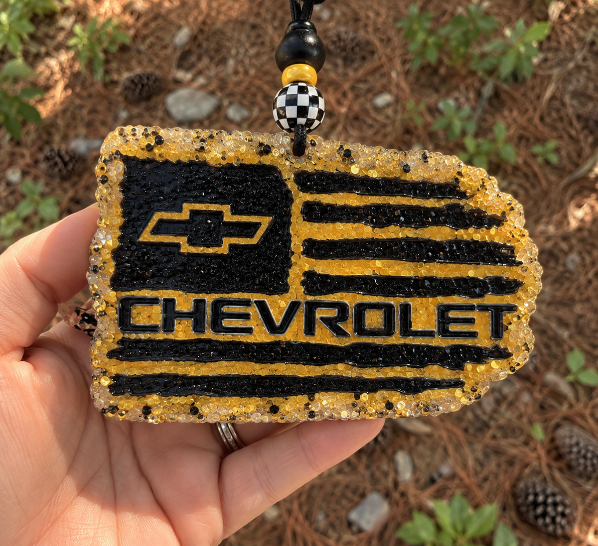 Distressed Truck Flag | Automotive Silicone Freshie Mold
