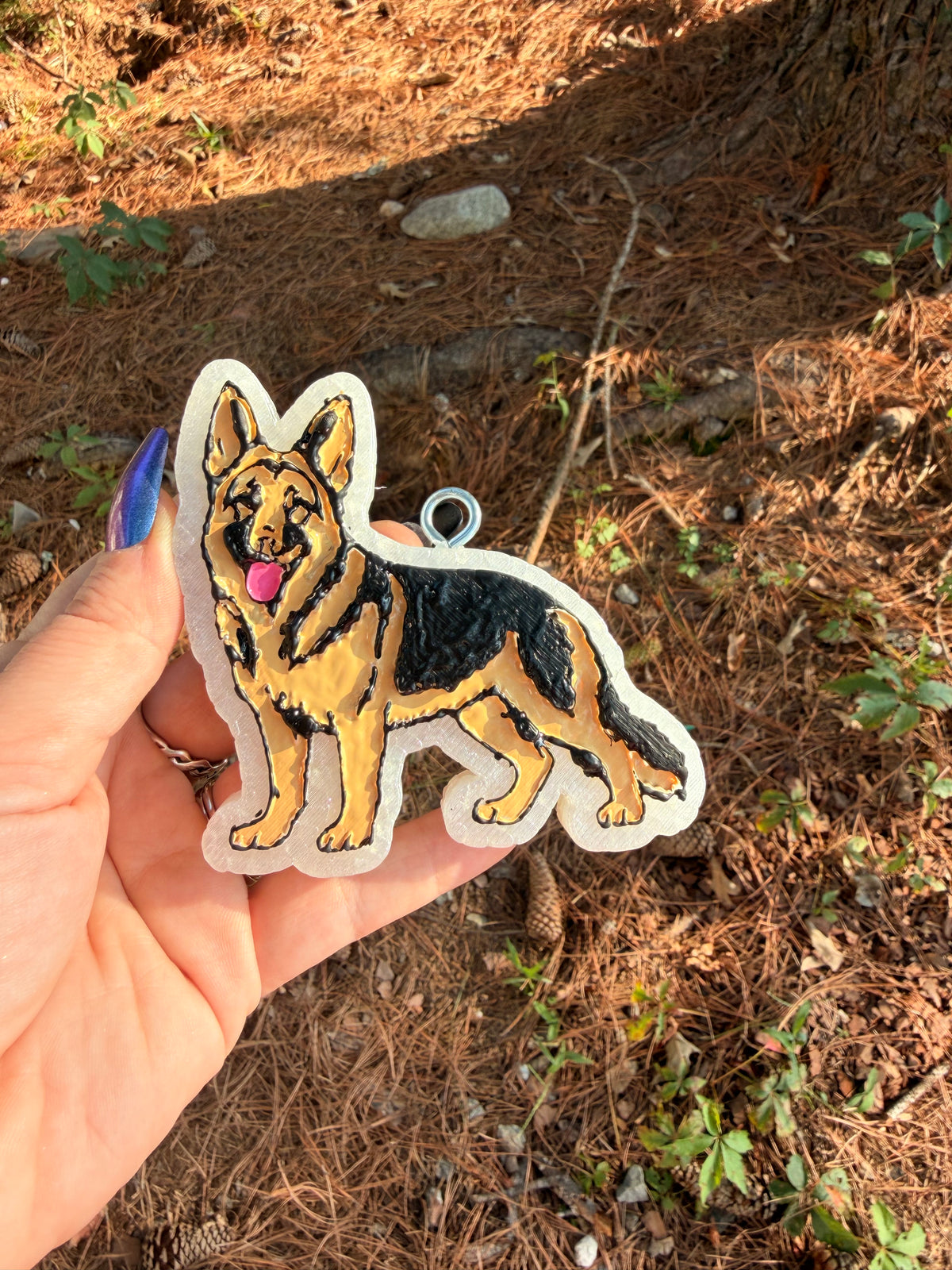 German Shepherd Car Freshie | Handmade Scented Air Freshener