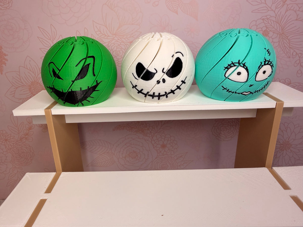 Spooky Sliding Fidgets | 3D Printed Collapsible Halloween Toys
