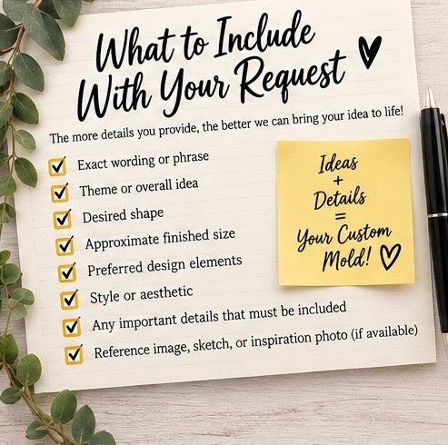 Make It Personal | Custom Freshie Mold Request