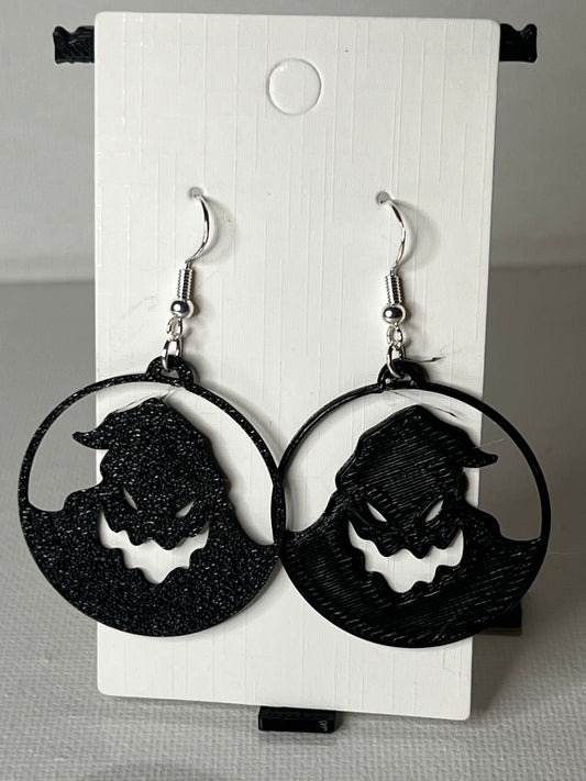 Oogie Inspired 3D Printed Earrings